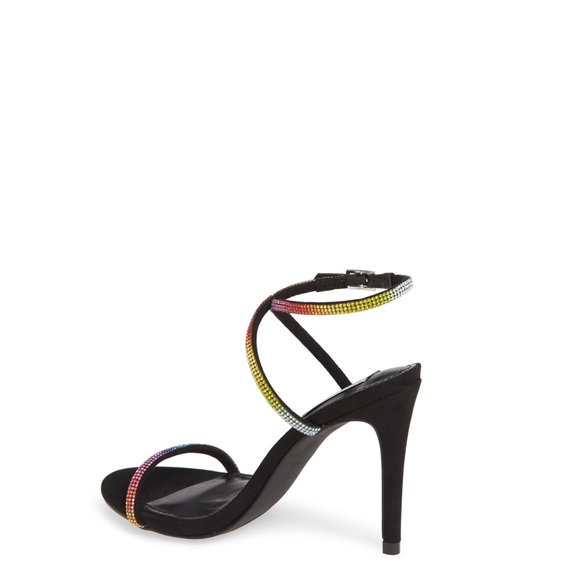 Steve Madden Festive Ankle Strap Stiletto Sandal - Picture 2 of 10